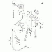 Схема вузла: Спідометр для Suzuki DR650 DR650SE