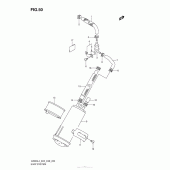 Схема вузла: Система вентиляції бензобака (Vz800L4 E33) для Suzuki VZ800 Boulevard M50