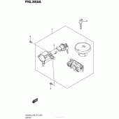 Схема вузла: Замки для Suzuki UH200 Burgman