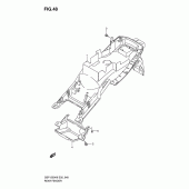Схема вузла: Заднє крило для Suzuki GSF1200 Bandit