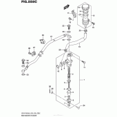 Схема узла: Задний тормозной цилиндр (Gsx-R1000L6 E33) для Suzuki GSX-R1000