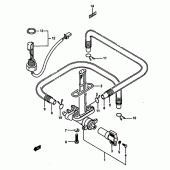 Схема узла: Топливный кран для Suzuki GSX-R1100