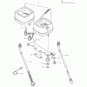 Схема узла: Спидометр & Тахометр для Suzuki TS125