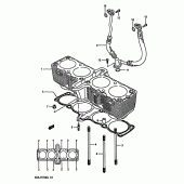 Схема узла: Цилиндр для Suzuki GSX-R1100