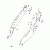 Схема вузла: Бічні панелі (Model w) для Suzuki GSX750 Katana