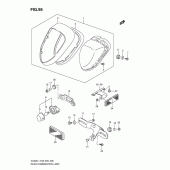 Схема вузла: Задній ліхтар (Stop-сигнал) (Vl800tl1 e28) для Suzuki VL800 Boulevard C50T