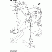 Схема вузла: Задній гальмівний циліндр Suzuki DL650 V-Strom