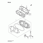 Схема вузла: Спідометр (Gsx1300rufl1 e19) ​​для Suzuki GSX1300 Hayabusa