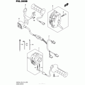 Схема вузла: Пульт управління рульової (An650Zl6 E28) для Suzuki AN650 Burgman (EU analogue of SkyWave)
