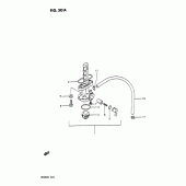 Схема узла: Топливный кран (Model j e2) для Suzuki DR200 DR200