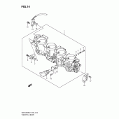 Схема узла: Дроссельная заслонка (Gsx1300rl1 e19) для Suzuki GSX1300 Hayabusa
