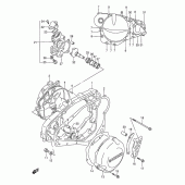 Схема вузла: Кришки картера (Model l/m/n/s/t) для Suzuki RMX250