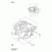 Схема узла: Картер двигателя для Suzuki GZ125 Marauder