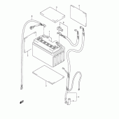 Схема вузла: Акумулятор для Suzuki GSX1300 Hayabusa
