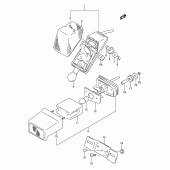Схема узла: Задний фонарь (Стоп-сигнал) для Suzuki DR250