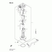 Схема вузла: Паливний насос Suzuki DL650 V-Strom