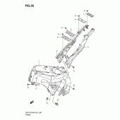 Схема узла: Рама (Model k8/k9) для Suzuki GSX-R750
