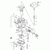 Схема узла: Карбюратор (Model n/p/r e21) для Suzuki DR250
