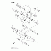 Схема вузла: Важіль прогресії для Suzuki RM-Z250