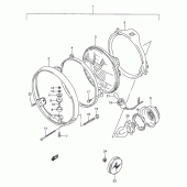 Схема вузла: Фара (See note) для Suzuki GS500