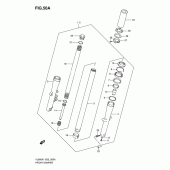 Схема вузла: Передня вилка (Model k5) для Suzuki VL800 Intruder Volusia