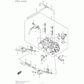 Схема вузла: Throttle Body (An650Zl5 E28) для Suzuki AN650 Burgman (EU analogue of SkyWave)