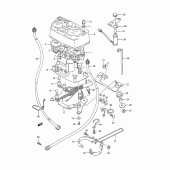Схема узла: Спидометр для Suzuki TS200