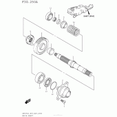 Схема вузла: Привідний вал для Suzuki AN650 Burgman (EU analogue of SkyWave)