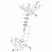 Схема вузла: Рульова траверса для Suzuki GZ125 Marauder