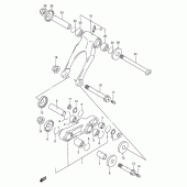 Схема вузла: Важіль прогресії для Suzuki RMX250