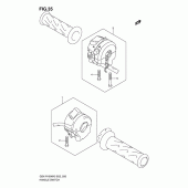 Схема узла: Пульт управления рулевой для Suzuki GSX-R1000