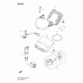 Схема узла: Электрооборудование для Suzuki GSX1300 Hayabusa