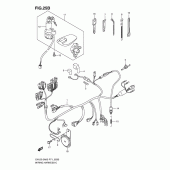 Схема вузла: Електропроводка (En125-2ak8/en125huk8) для Suzuki EN125