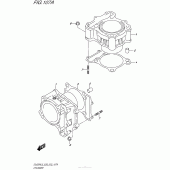 Схема вузла: Циліндр для Suzuki DL650 V-Strom