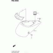 Схема вузла: Накладка паливного бака Suzuki VL1500 Boulevard C90T