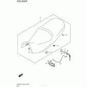 Схема вузла: Сидіння для Suzuki DL650 V-Strom