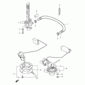 Схема вузла: Паливний кран (Model x/y) для Suzuki GSX1300 Hayabusa