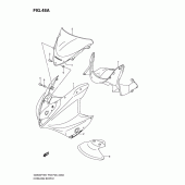 Схема узла: Передний обтекатель (Gs500fhk8) для Suzuki GS500