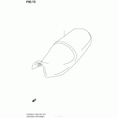 Схема узла: Низкое сидения (Опция) для Suzuki DL650 V-Strom