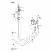 Схема узла: Топливный кран для Suzuki GS500
