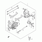Схема вузла: Дросельна заслінка для Suzuki SV1000