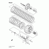 Схема вузла: Зчеплення для Suzuki DL1000 V-Strom