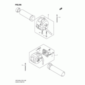 Схема вузла: Пульт управління рульовий (Vzr1800zl2 e19) ​​для Suzuki VZR1800 Intruder M1800R/ Boulevard M109R