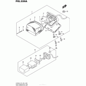 Схема вузла: Задній ліхтар (Стоп сигнал) для Suzuki LS650 Boulevard S40