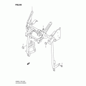 Схема узла: Кронштейн переднего обтекателя (An650l1 e19) для Suzuki AN650 Burgman (EU analogue of SkyWave)