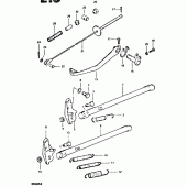 Схема узла: Подставка для Suzuki DR400