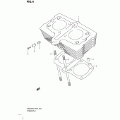 Схема вузла: Циліндр для Suzuki GS500