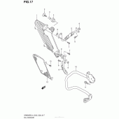 Схема узла: Масляный охладитель для Suzuki DR650 DR650SE