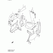 Схема вузла: Бічні панелі (Model k1) для Suzuki VL800 Intruder Volusia