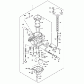 Схема узла: Карбюратор для Suzuki GZ250 Marauder